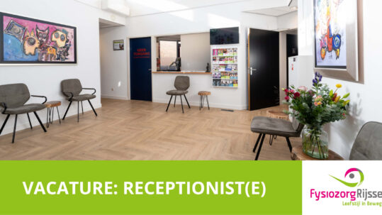 Vacature receptionist